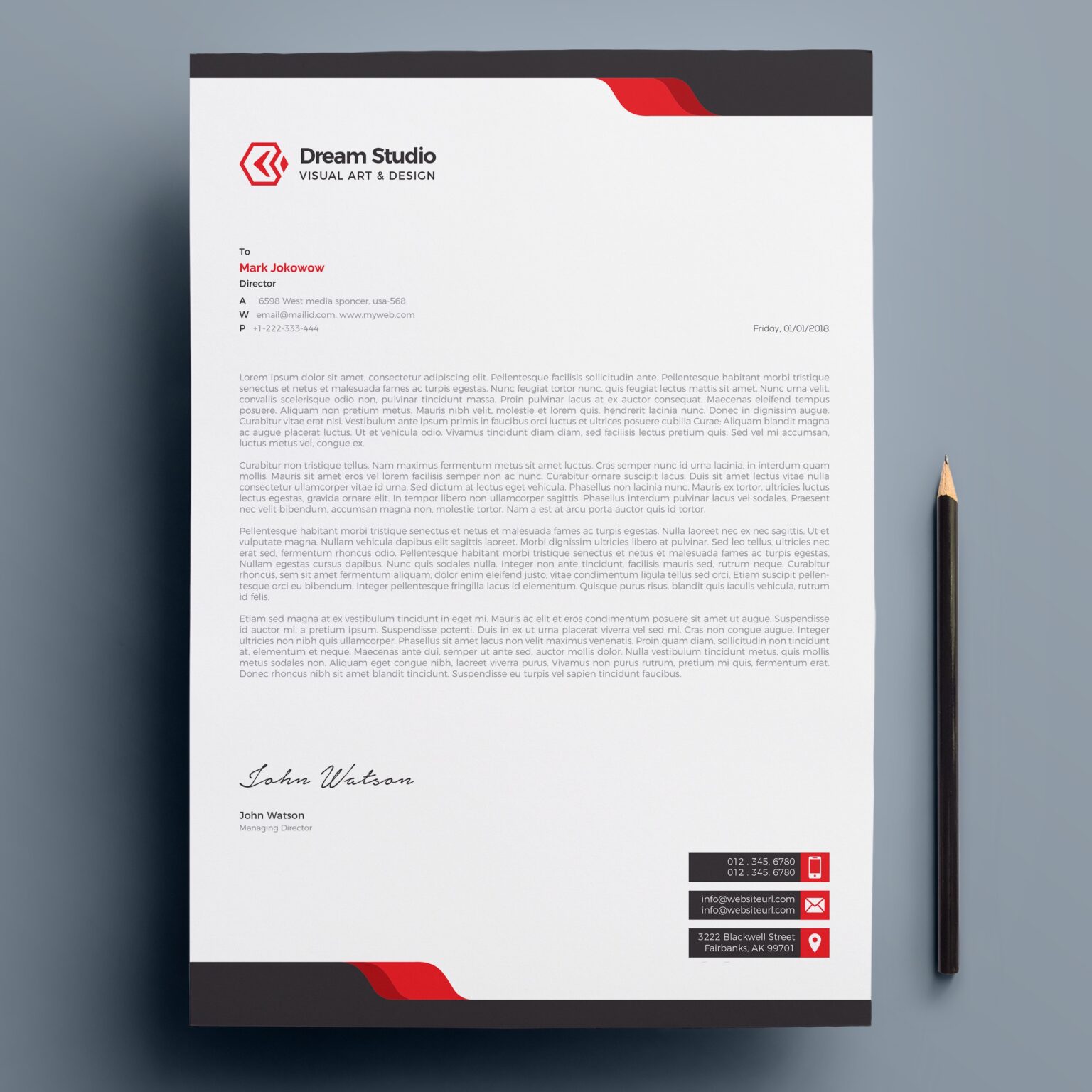 Create Free Letterhead Template Word Create Free Letterhead Template Word